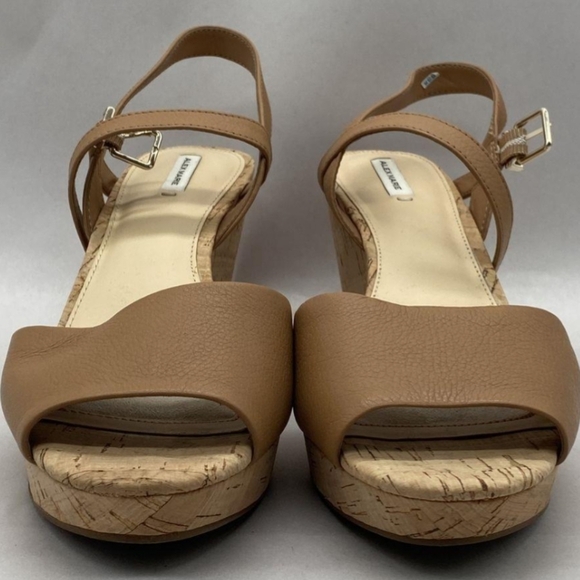 Alex Marie Shoes - Alex Marie Claramir Leather Wedge Sandals Size 10 Like New W/Box